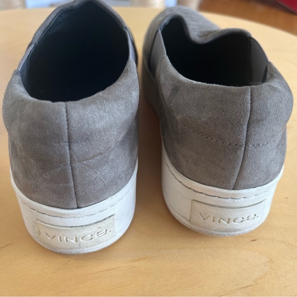 Vince Women’s Warren Gray Slip On Loafer Suede Sneakers 7.5 - Picture 4 of 13
